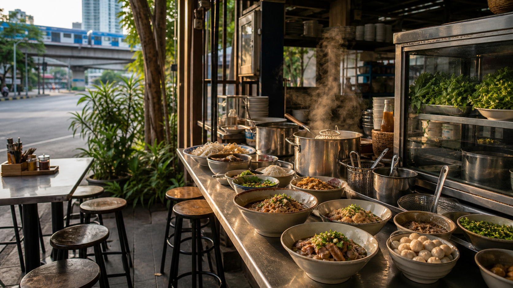 ร้านอาหารพื้นเมืองแอบแน่น แถวกรุงธนบุรี